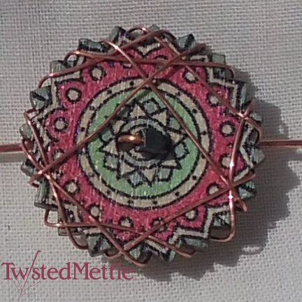 VWB. Simple copper ring, with copper wrap