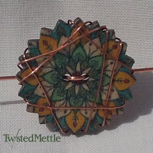 VWB. Simple copper ring, with copper wrap