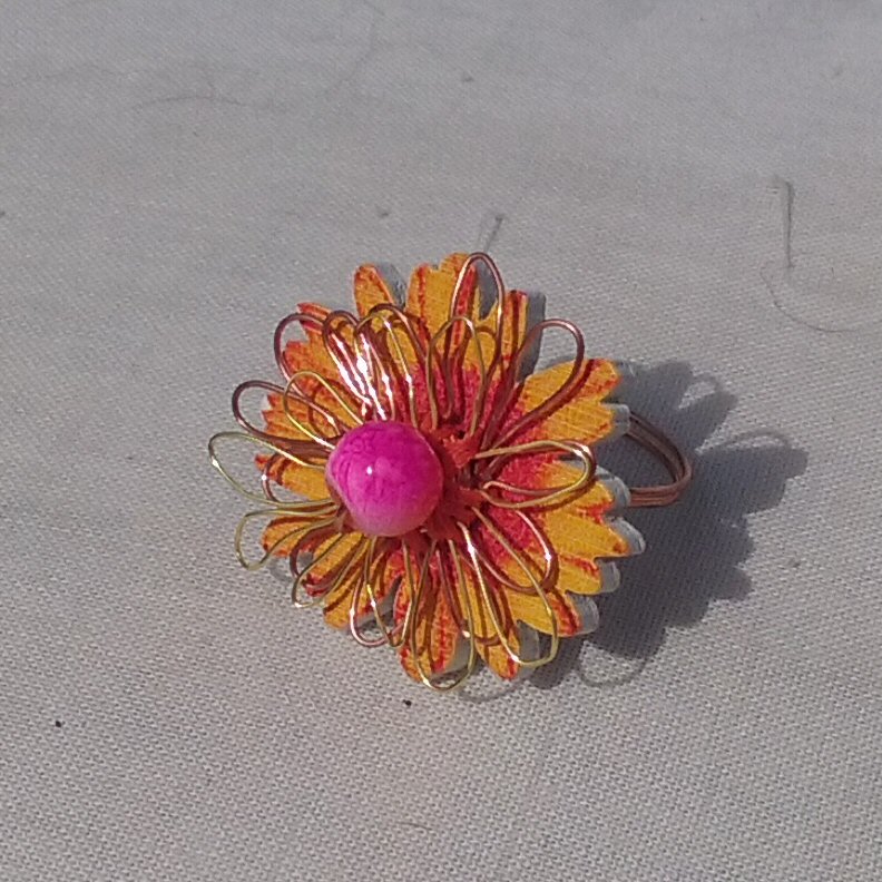 Classic Orange Red Ring